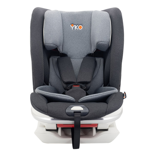 Vit kompakt bilbarnstol med Isofix